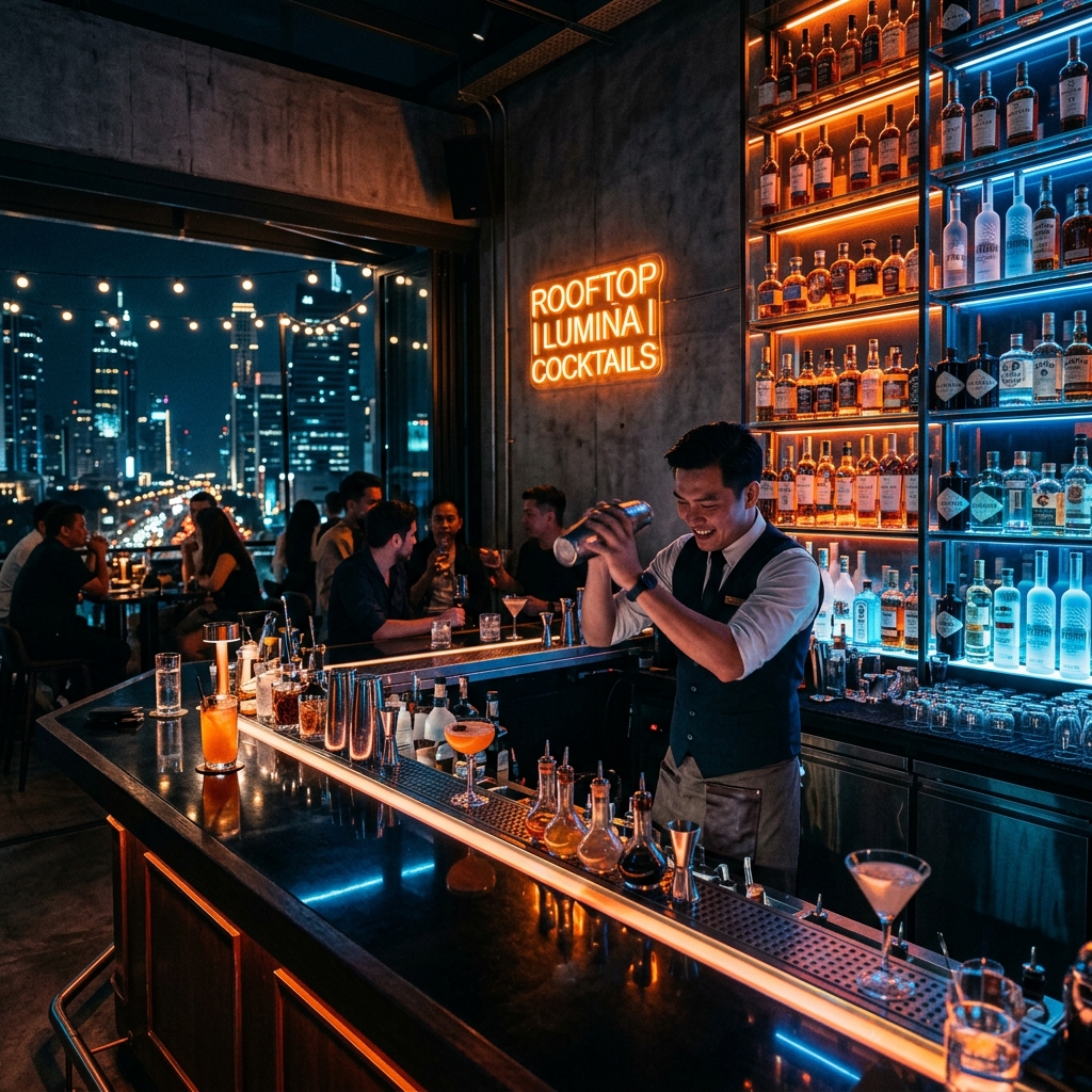Premium bar at The Bbro
