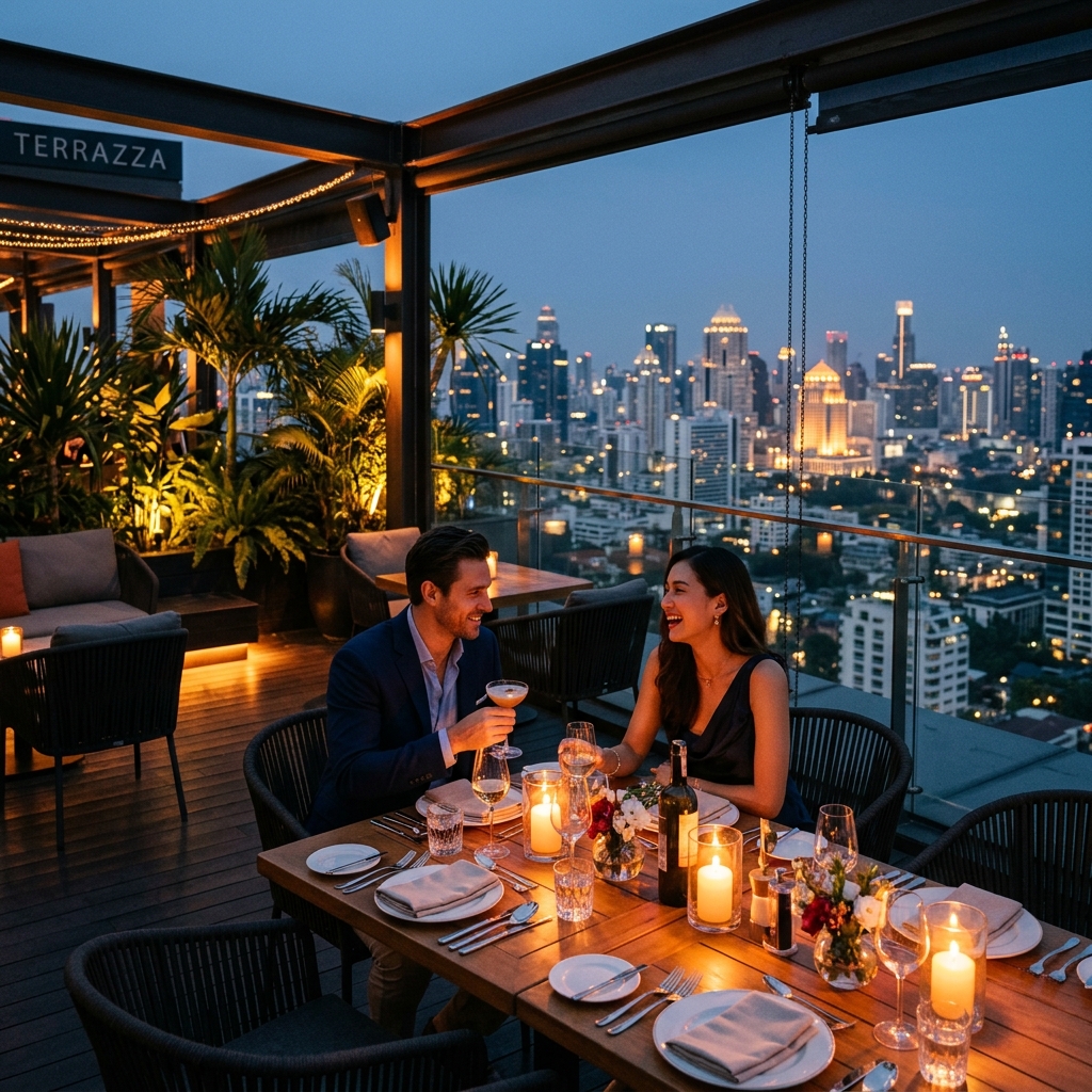 The Bbro luxury rooftop dining